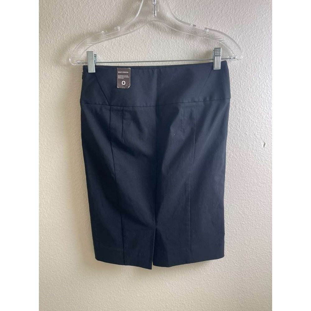 The Limited Womens Exact Stretch Pencil Skirt Black Size‎ 0 Side Zip Knee Length - Picture 2 of 7